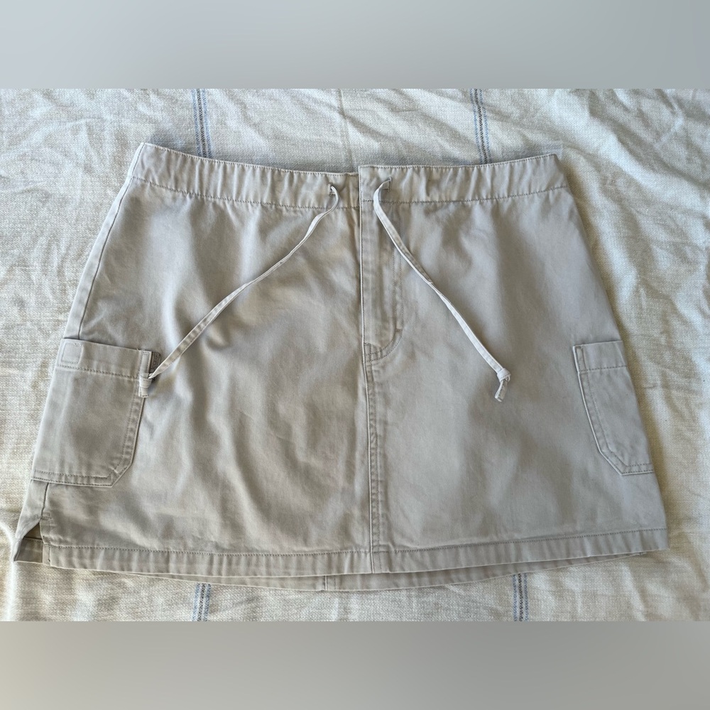 Calvin Klein Jeans Utility Cargo Skirt - Khaki